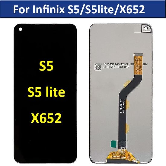 AFFICHEUR INFINIX X652 BLACK ORIGINAL