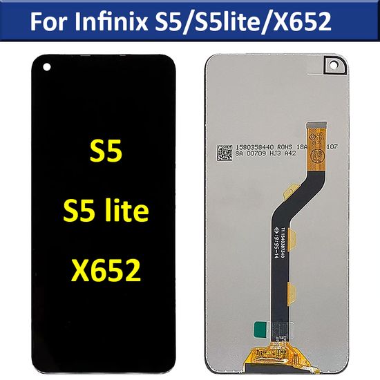 AFFICHEUR INFINIX X652 BLACK ORIGINAL